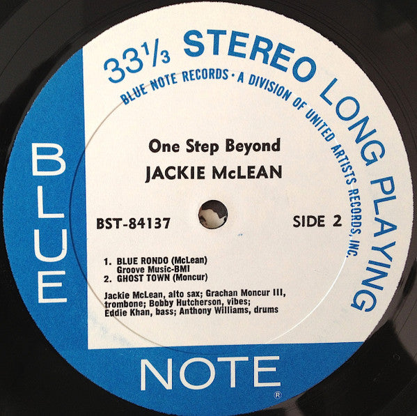 Jackie McLean : One Step Beyond (LP, Album, RE)
