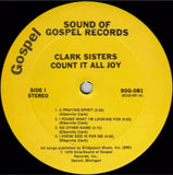 The Clark Sisters : Count It All Joy (LP, Album)