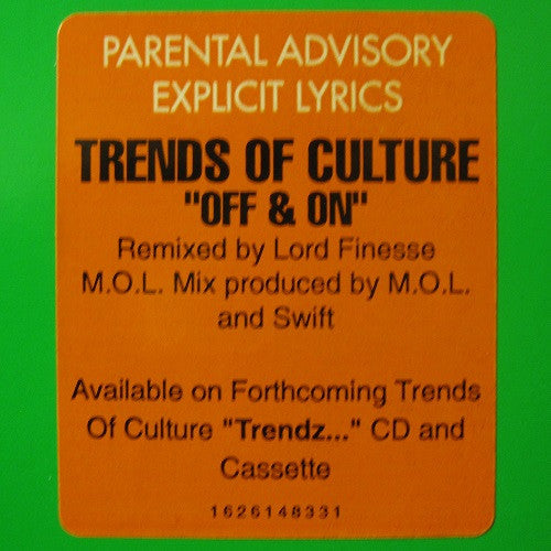 Trends Of Culture : Off & On (12")