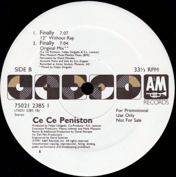 Ce Ce Peniston : Finally (2x12", Promo)
