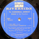 The Cannonball Adderley Quintet Featuring Nat Adderley : The Cannonball Adderley Quintet In San Francisco (LP, Album, Mono)
