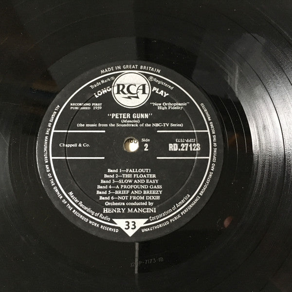 Henry Mancini : The Music From "Peter Gunn" (LP, Album, Mono)