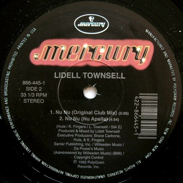 Lidell Townsell : Nu Nu (12", Single)