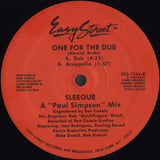 Sleeque : One For The Money (12")