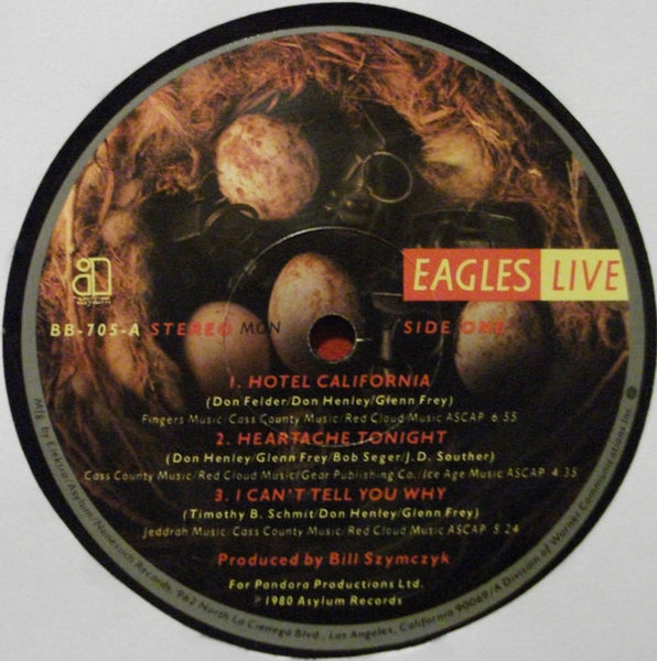 Eagles : Eagles Live (2xLP, Album, MON)