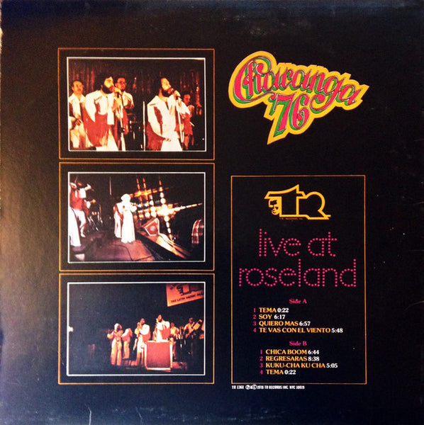 Charanga '76* : Live At Roseland (LP, Album)