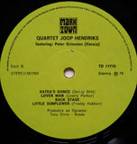 Joop Hendriks Quartet : Featuring: Peter Grimston  (LP, Album, Mono)