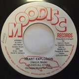 Dennis Walks / Mudies All Stars : Heart Don't Leap (7", Single, RE)