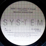 Maxine Singleton : Don't You Love It (12")