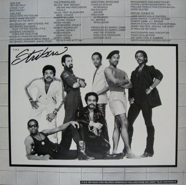 The Strikers : The Strikers (LP, Album)