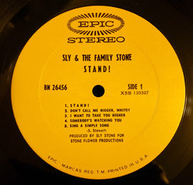 Sly And The Family Stone* : Stand! (LP, Album, Uni)