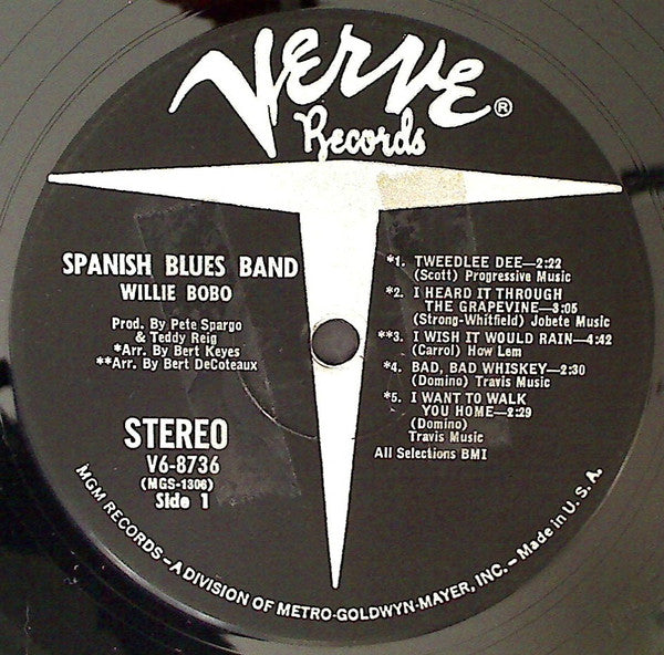 Willie Bobo : Spanish Blues Band (LP, Album)