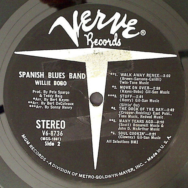 Willie Bobo : Spanish Blues Band (LP, Album)