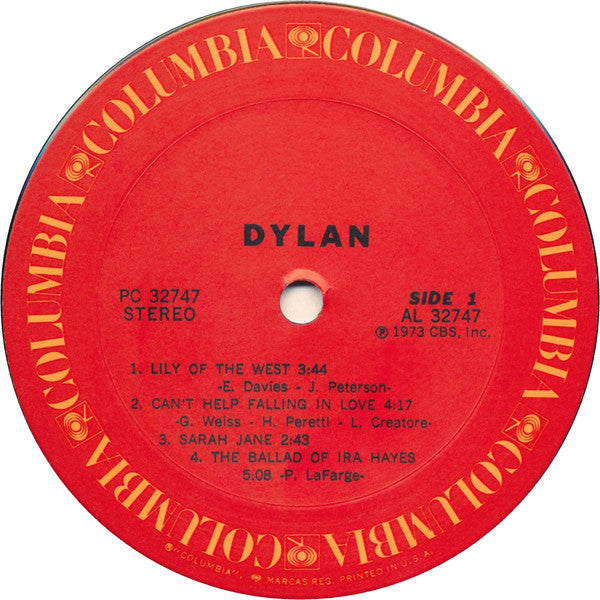 Dylan* : Dylan (LP, Album, Ter)