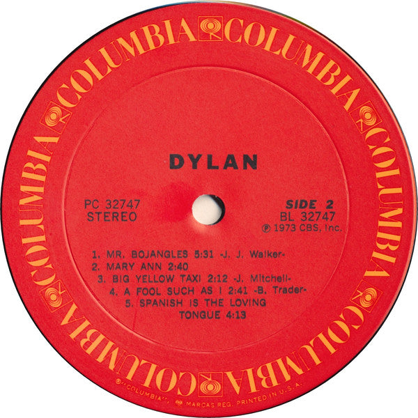 Dylan* : Dylan (LP, Album, Ter)