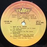 Orquesta La Solucion (2) Vocals: Frankie Ruiz & Jaime "Megui" Rivera : La Solucion (LP, Album)