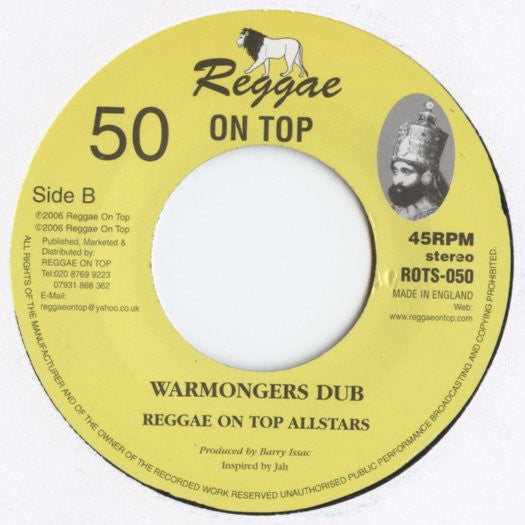 Barry Issac / Reggae On Top Allstars : Warmongers (7")
