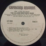The Allman Brothers Band : Win, Lose Or Draw (LP, Album, Pit)