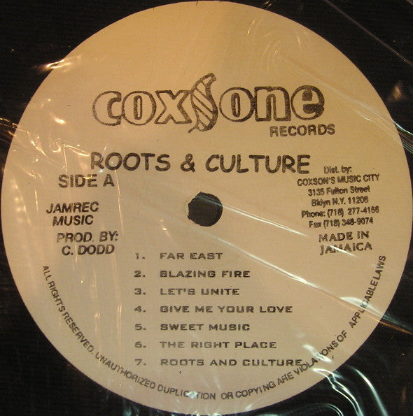 Barry Brown : Roots & Culture (LP, Comp)