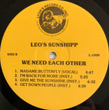 Leo's Sunshipp : We Need Each Other (LP, Album)
