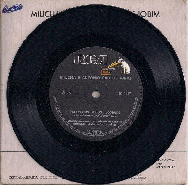 Miucha E  Antonio Carlos Jobim : Vai Levando / Olhos Nos Olhos (7")
