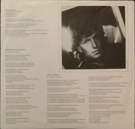 Steve Winwood : Arc Of A Diver (LP, Album, Win)