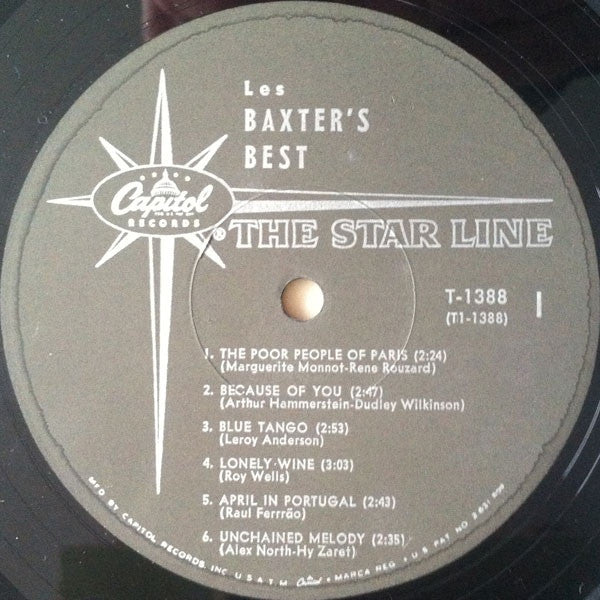 Les Baxter : Baxter's Best (LP, Comp, Mono, RE)