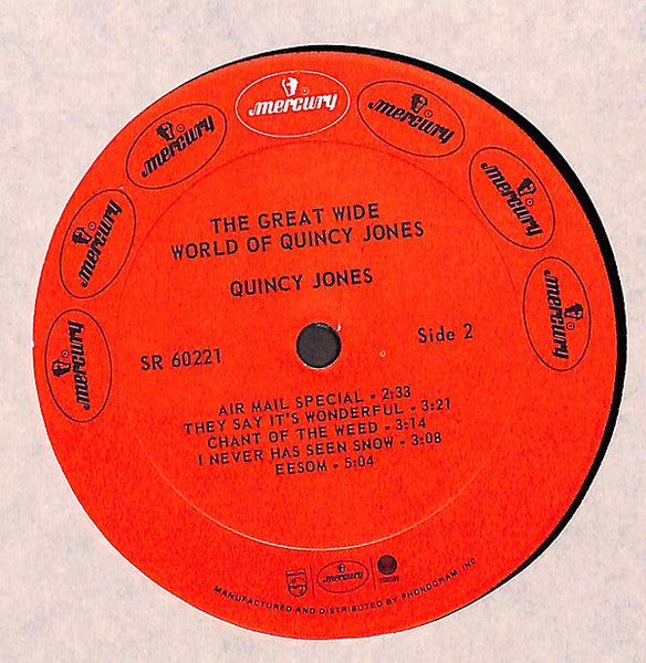 Quincy Jones : The Great Wide World Of Quincy Jones (LP, Album, RE)