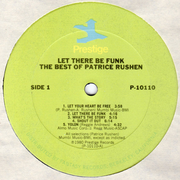 Patrice Rushen : Let There Be Funk - The Best Of Patrice Rushen (LP, Comp)
