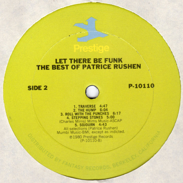 Patrice Rushen : Let There Be Funk - The Best Of Patrice Rushen (LP, Comp)