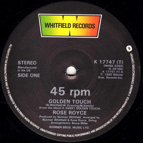 Rose Royce : Golden Touch (12")