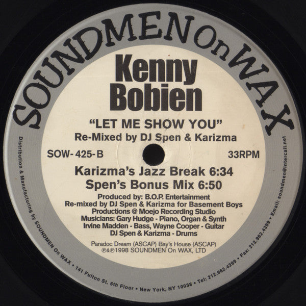 Kenny Bobien : Let Me Show You (2x12")
