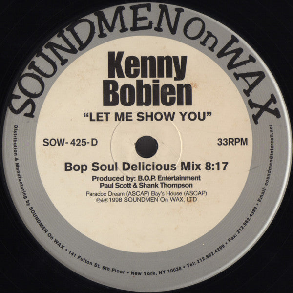 Kenny Bobien : Let Me Show You (2x12")