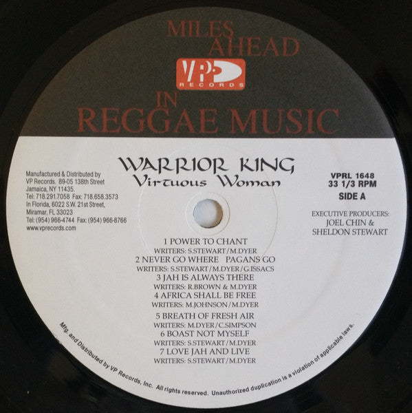 Warrior King : Virtuous Woman (LP, Album)