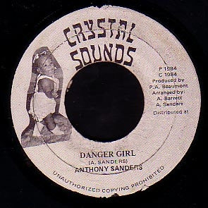 Anthony Sanders : Danger Girl (7")