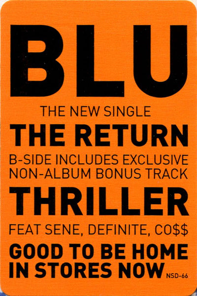 Blu (2) X Bombay* : The Return (12")