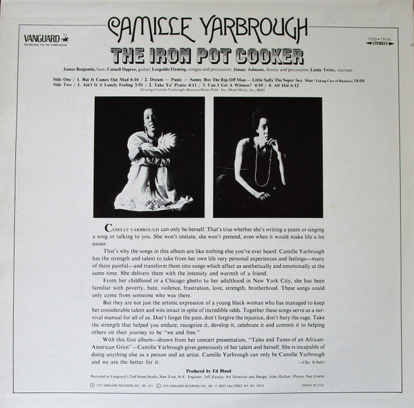 Camille Yarbrough : The Iron Pot Cooker (LP, Album)