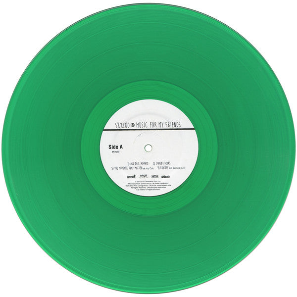 Skyzoo : Music For My Friends (2xLP, Album, Ltd, Gre)
