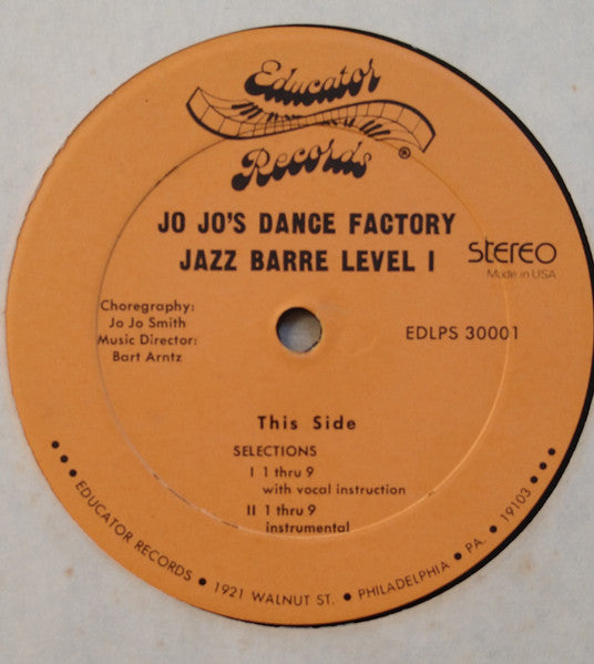 Jo Jo's Dance Factory : Jo Jo's Dance Factory (LP)