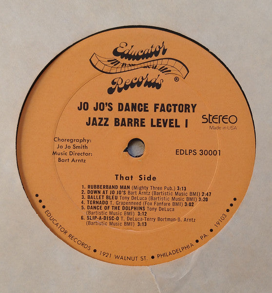 Jo Jo's Dance Factory : Jo Jo's Dance Factory (LP)