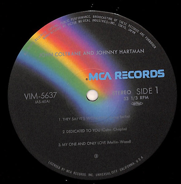 John Coltrane And Johnny Hartman : John Coltrane And Johnny Hartman (LP, Album, RE)