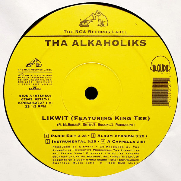 Tha Alkaholiks : Likwit / Only When I'm Drunk (12")