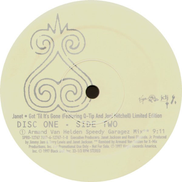 Janet* Featuring Q-Tip And Joni Mitchell : Got 'Til It's Gone (2x12", Ltd, Promo, Cle)
