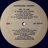 Jo Grinage : Ode To Kim  (LP, Album)