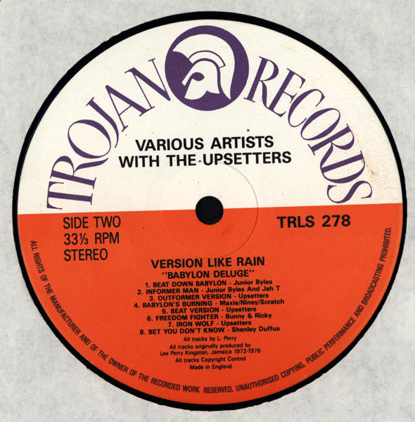 Various With The Upsetters : Version Like Rain (LP, Comp)