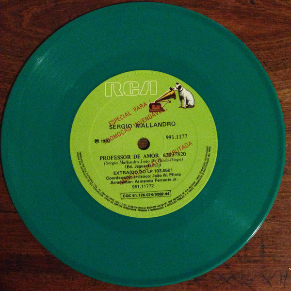 Sergio Mallandro : Professor de Amor / Piu Piu Au-Au = People People (7", Single, Gre)