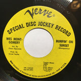 Wes Montgomery : Bumpin' On Sunset / Tequila (7", Promo)