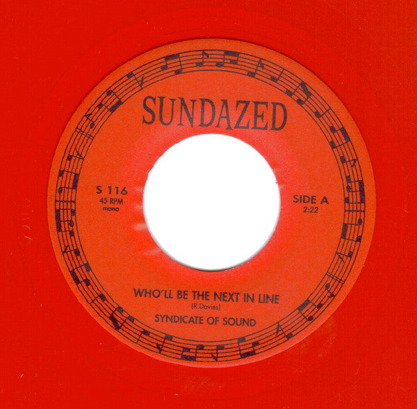 Syndicate Of Sound : Who'll Be The Next In Line? (7", Single, Mono, Red)