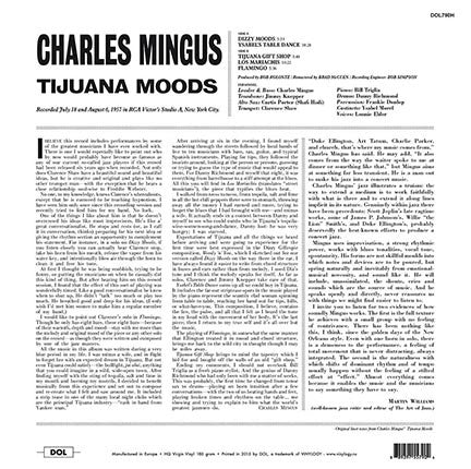 Charles Mingus : Tijuana Moods (LP, Album, RE, 180)