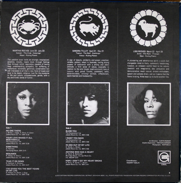 Martha Reeves & The Vandellas : Black Magic (LP, Album, Ind)